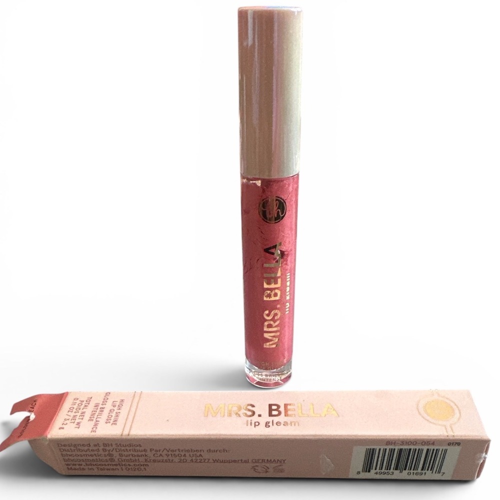 BH‎ Cosmetics Mrs Bella Lip Gleam Golden Peach High Shine Lip Gloss BH-3100-054